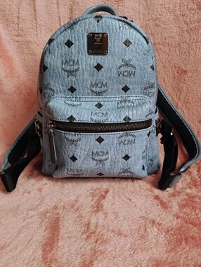 MCM Stark Mini Backpack Studded